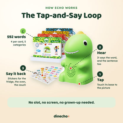 How Echo works: the Tap-and-Say Loop