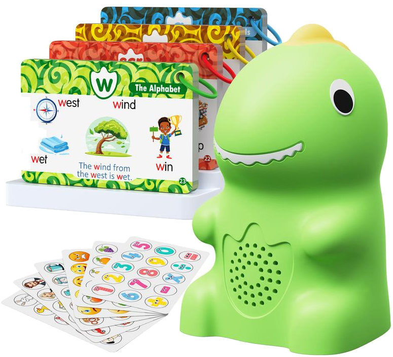 592 words. 90 stickers. One very chatty dino.